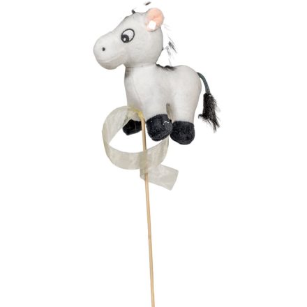 Pálcás ballagó betűző plüss  lovacska