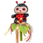 Ballagási csokor plüss katicával szalaggal 42cm