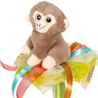 Ballagási csokor plüss majommal szalaggal 28cm