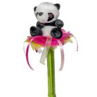 Ballagási csokor plüss pandamaci szalaggal 33cm