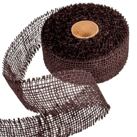 Juta szalag 5cm x10y fekete