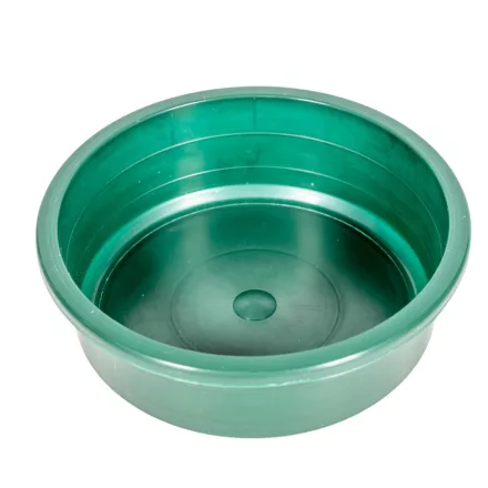 Műanyag tál kerek  zöld M5cm D14cm