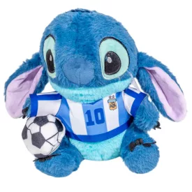 Plüss figura focis Stitch  kék póló 20cm
