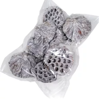 Lótusz szárított 8-10cm havas fehér 9db-os 