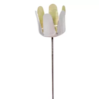 Szálas gyertyatartó tüske ezüst 17cm 4db/csom