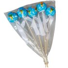 Pálcás ballagói földgömb szalaggal 5db/csom (db ár)