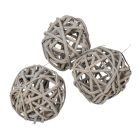 Vesszőlabda 4cm havas szürke 20db-os