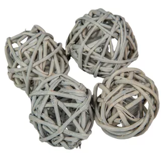 Vesszőlabda  szürke 3cm 20db-os