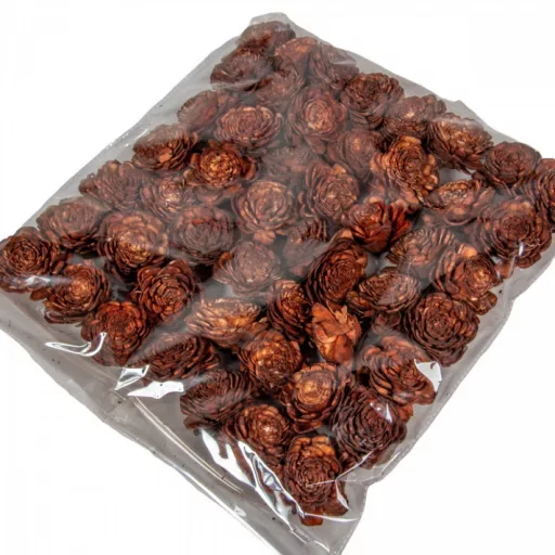 Ming boglárka barna 4cm 50db-os