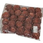 Ming boglárka barna 6cm 25db-os