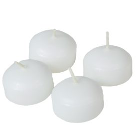 Mártott úszó gyertya 40x25mm fehér 20db/csom (db ár)