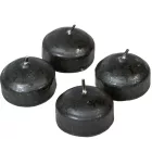 Mártott úszó gyertya 40x25mm fekete 20db/csom (db ár)