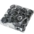 Mártott úszó gyertya 40x25mm fekete 20db/csom (db ár)