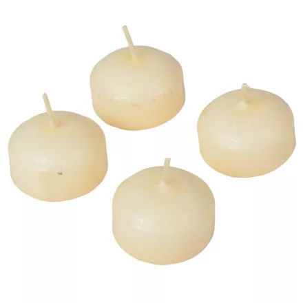 Mártott úszó gyertya 40x25mm krém 20db/csom (db ár)