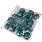 Mártott úszó gyertya 40x25mm sötétzöld 20db/csom (db ár)