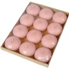 Mártott úszó gyertya 60x30 mm mályva 12db/csom (db ár)