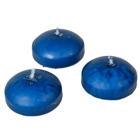   Mártott úszó gyertya 60x30 mm sötétkék 12db/csom (db ár)