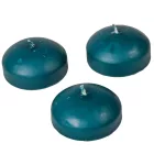 Mártott úszó gyertya 60x30 mm sötétzöld 12db/csom (db ár)
