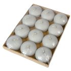 Mártott úszó gyertya 60x30 mm vil. szürke 12db/csom (db ár)