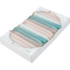 Mártott nagy csavart gyertya 200mm (db ár) 30db/csom fehér ivory pezsgó homok menta vizkék