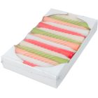 Mártott nagy csavart gyertya 200mm (db ár) 30db/csom fehér krém oliva piros korál