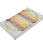 Metál nagy csavart gyertya 200mm (db ár) 30db/csom fehér v.krém krém h.lila pezsgő