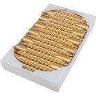 Metál nagy csavart arany 200mm (db ár) 30db/csom