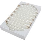 Metál nagy csavart fehér 200mm (db ár) 30db/csom