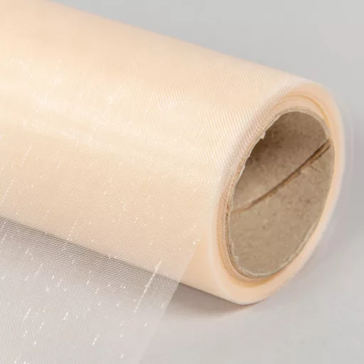 Organza tekercs 06 bézs 12cmx10m