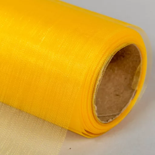 Organza tekercs 16 napsárga 12cmx10m