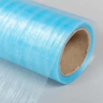 Organza tekercs 187 babakék 12cmx10m