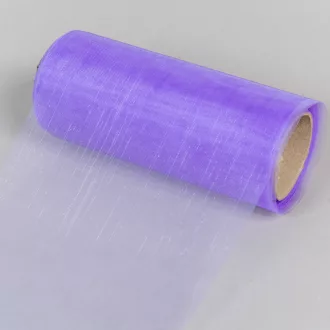 Organza tekercs 21 lila 12cmx10m