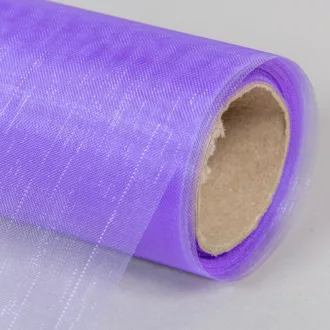 Organza tekercs 21 lila 12cmx10m