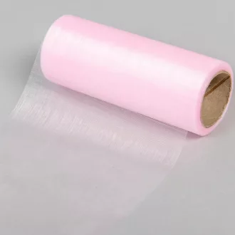 Organza tekercs 43 babarózsaszín 12cmx10m