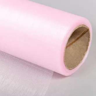 Organza tekercs 43 babarózsaszín 12cmx10m