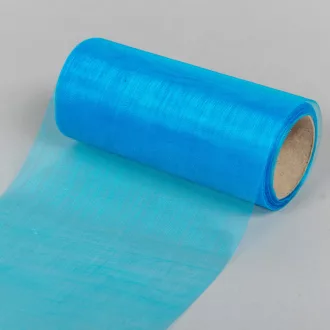 Organza tekercs 47 kék 12cmx10m