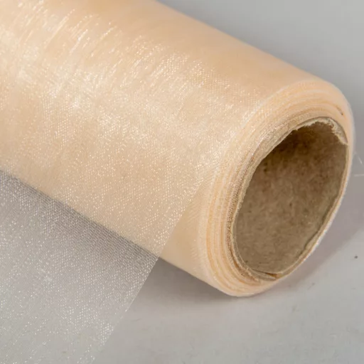 Organza tekercs 06 bézs 15cmx10m