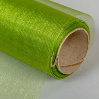 Organza tekercs 108 mohazöld 15cmx10m