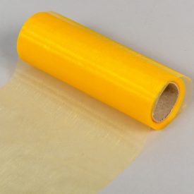 Organza tekercs 16 napsárga 15cmx10m