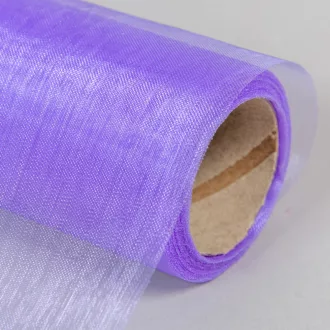 Organza tekercs 21 lila 15cmx10m