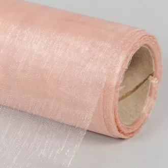 Organza tekercs 41 világosmályva 15cmx10m