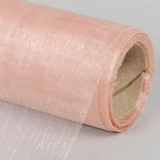 Organza tekercs 41 világosmályva 15cmx10m