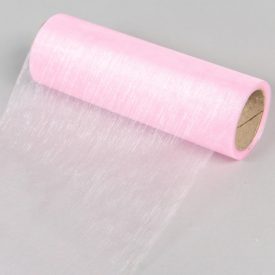 Organza tekercs 43 babarózsaszín 15cmx10m