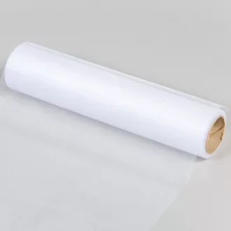 Organza tekercs 01 fehér 23cmx10m