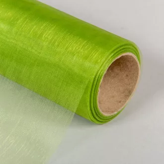 Organza tekercs 108 mohazöld 23cmx10m