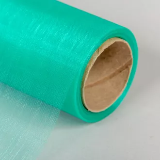Organza tekercs 116 smaragd zöld 23cmx10m