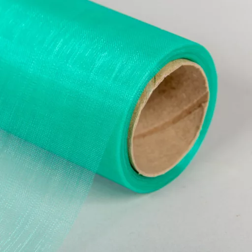 Organza tekercs 116 smaragd zöld 23cmx10m