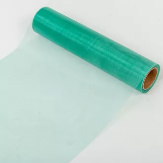 Organza tekercs 167 smaragd zöld 23cmx10m