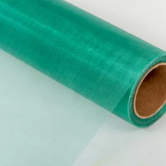 Organza tekercs 167 smaragd zöld 23cmx10m