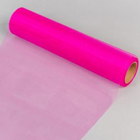 Organza tekercs 27 pink 23cmx10m